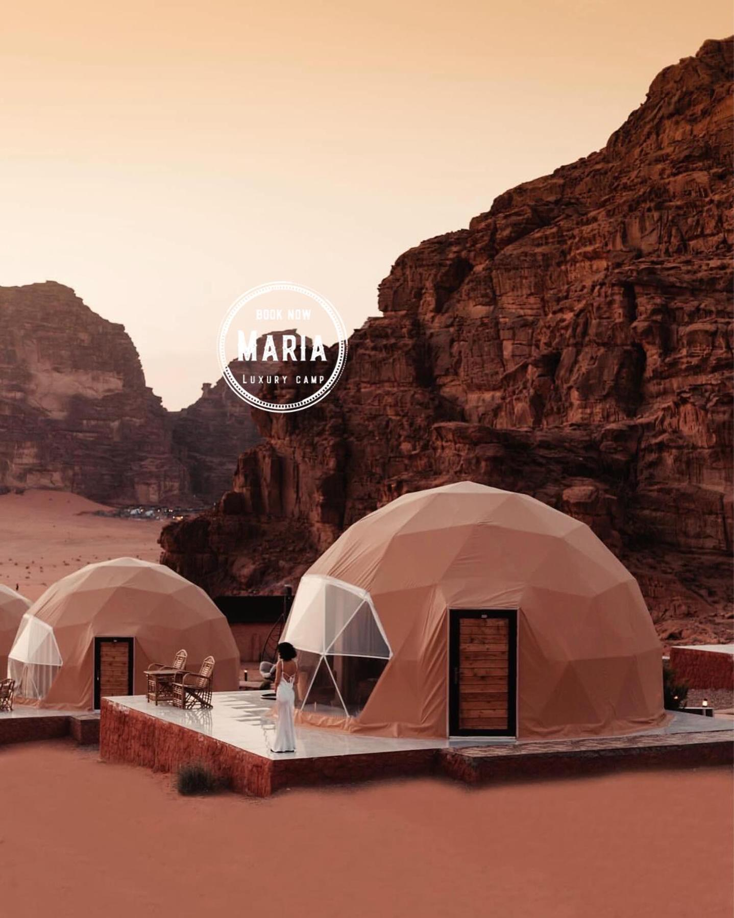 Rum Maria Luxury Camp & Bubble Rooms Вади Рум Екстериор снимка