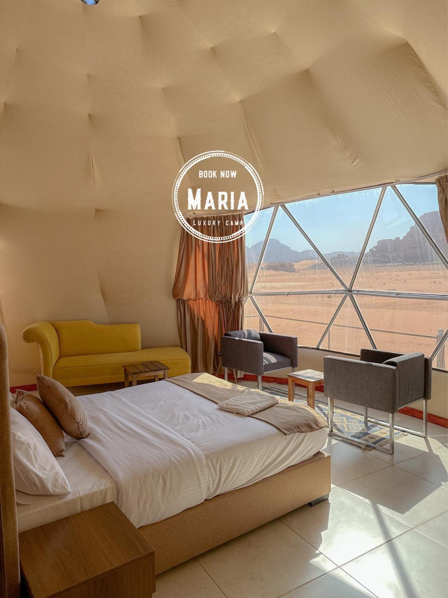 Rum Maria Luxury Camp & Bubble Rooms Вади Рум Екстериор снимка